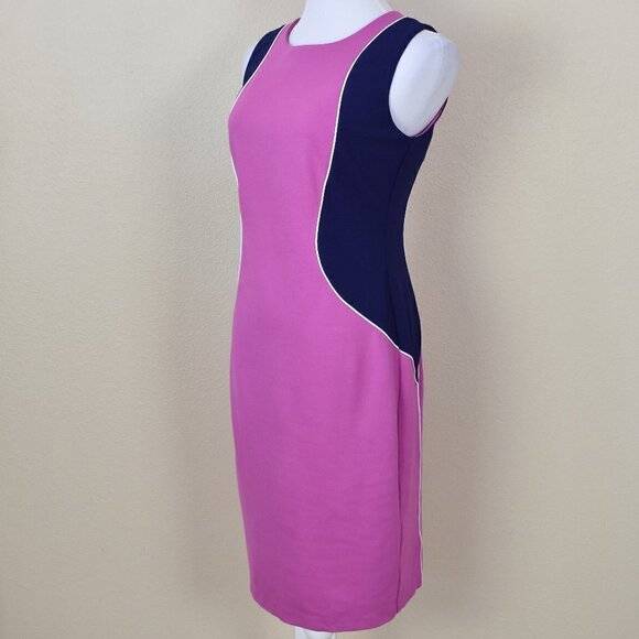 Not Your Daughter's Jeans NYDJ Color Block Sheath Dress 6 - Picture 3 of 7